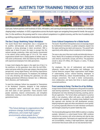 Austin's Top Training Trends of 2025
