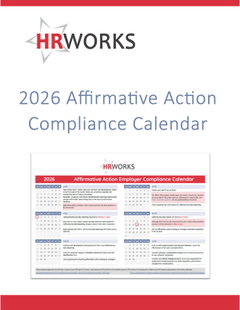 2026 Compliance Calendar for Affirmative Action Employers