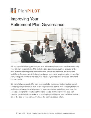 Improving Your Retirement Plan Governance