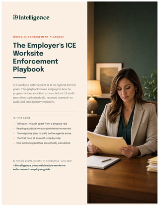 The Employer's ICE Worksite Enforcement Playbook: How to Prepare Before the Agents Arrive