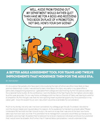 A Better Agile Assessment Tool For Teams