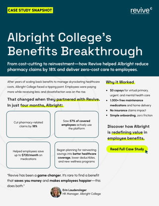 Albright College's Benefits Breakthrough