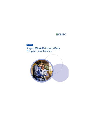 Stay-at-Work/Return-to-Work Programs and Policies