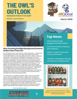 March 2026 Owl's Outlook