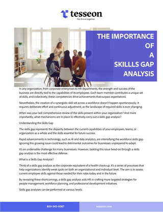 The Importance of a Skills Gap Analysis