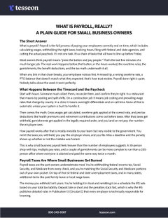 What is Payroll, Really? A Plain Guide for Small Business Owners