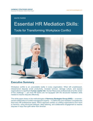 Essential HR Mediation Skills