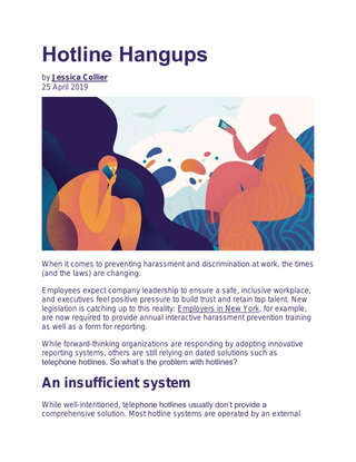 Hotline Hangups