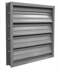 Fiberglass Gravity Backdraft Damper