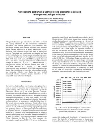 Atmosphere Carburizing Using Electric Discharge-Activated Nitrogen-Natural Gas Mixtures