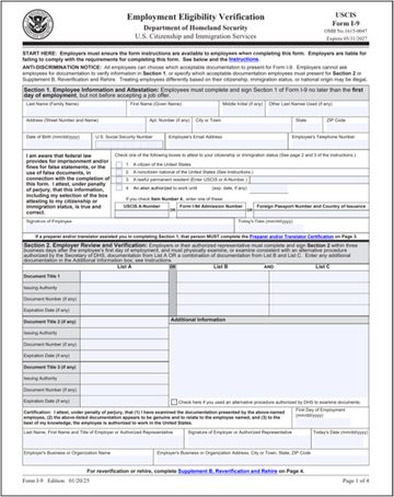 Free Form I-9 Compliance Educational Video