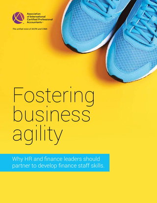 Fostering Business Agility 