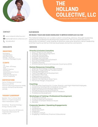 The Holland Collective, LLC Services Overview