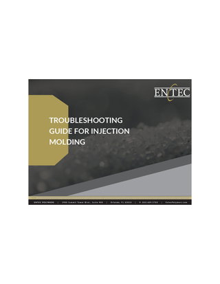 Troubleshooting Guide For Injection Molding