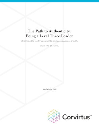 Path to Authentic Leadership - Part II