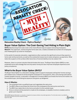 Relocation Reality Check - Myth or Reality?