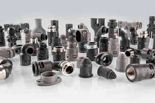 Plastic Body Conduit Connectors & Fittings with plastic thread & metal thread