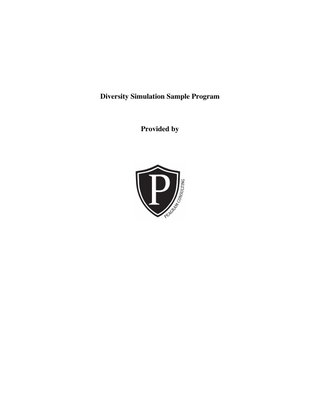 Diversity Simulation Sample Program