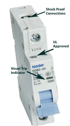 DIN Rail Mount Circuit Breakers