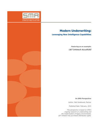 SMA  Perspective on Underwriting for LTI