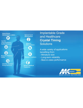Micro Crystal Medical Implantable Applications