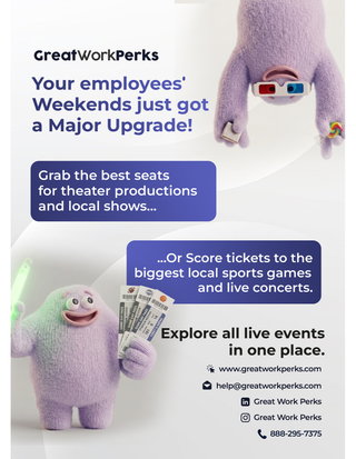 Live Events Are Now Part of Your Employee Perks Program