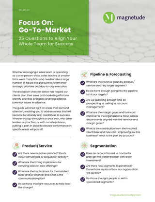Focus On: Go-To-Market
