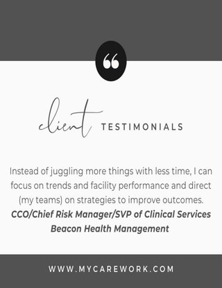 Client Testimonial: I can focus on performance and strategies to improve outcomes.
