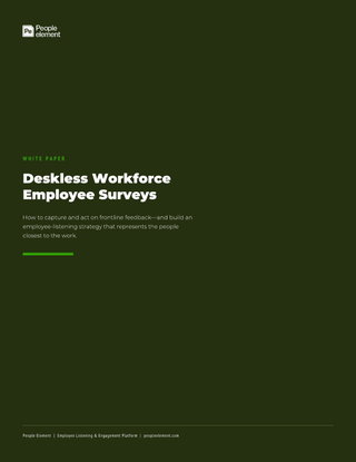 Deskless Workforce Surveys: How to Capture and Act on Frontline Feedback