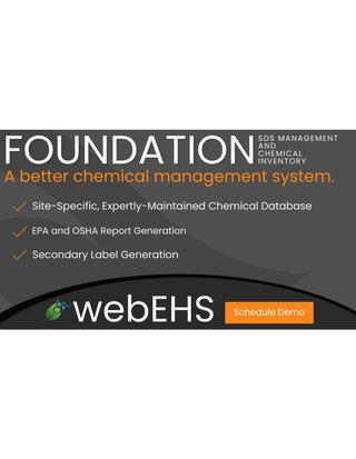 FOUNDATION: SDS Management and Chemical Inventory Software