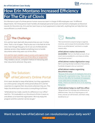 How Erin Montano Increased Efficiency For The City of Clovis