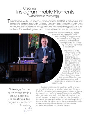 Creating Instagrammable Moments with Mobile Mixology