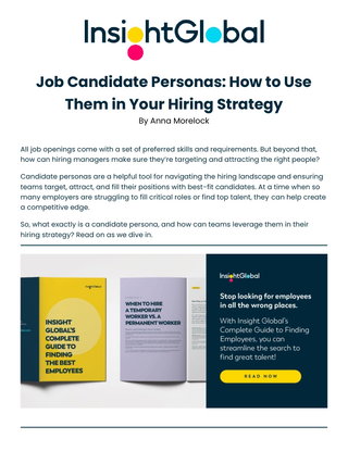 Job Candidate Personas: How to Use Them in Your Hiring Strategy