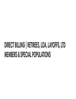 Give employees a convenient way to pay their health care premiums with PayFlex Direct Bill