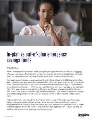 Unexpected expenses hurt: Learn how to help your employees avoid the pain and become an employer of choice in the process