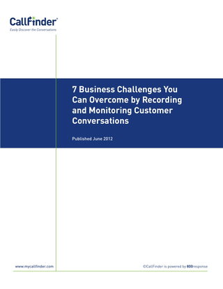 7 Business Challenges You Can Overcome by Recording and Monitoring Customer Conversations