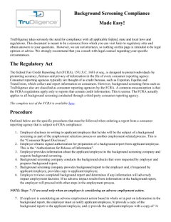 Background Screening Compliance Made Easy!