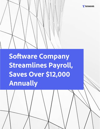 Software Company Streamlines Payroll Saves Over $12,000 Annually