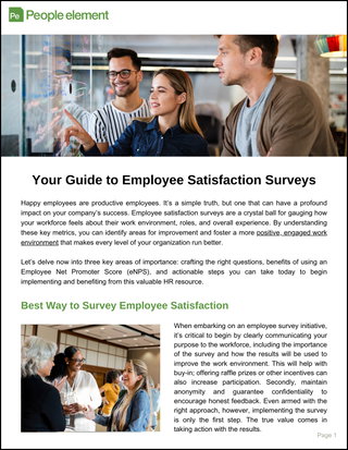 Your Guide to Employee Satisfaction Surveys