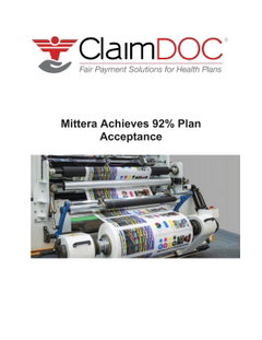 Mittera Achieves 92% Plan Acceptance