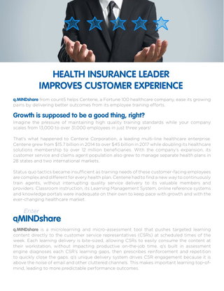 Health Insurance Leader Improves Training Outcomes
