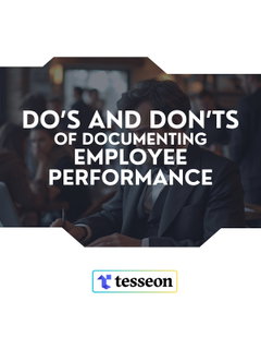 Do's and Don'ts of Documenting Employee Performance