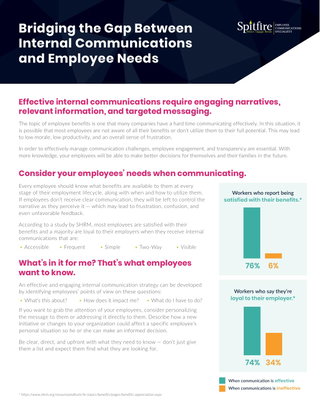 Bridging the Gap Between Internal Communications and Employee Needs