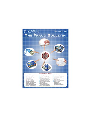 Abagnale Fraud Bulletin Vol. 16