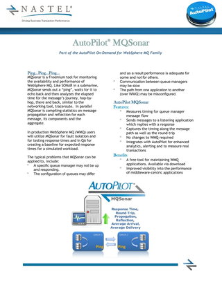 AutoPilot® MQSonar™