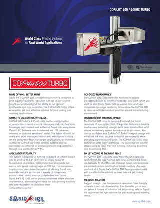COPILOT 500 / 500HS TURBO Flyer