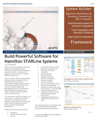 Custom Software and Tools for Liquid Handler Automation