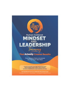 Human-Centered Mindset and Leadership Training That Actually Creates Results (v.2)