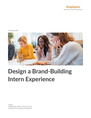 Design a Brand Building Intern Experience