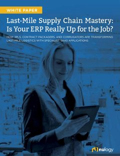 Last-Mile Supply Chain Mastery: Is Your ERP Really Up for the Job?